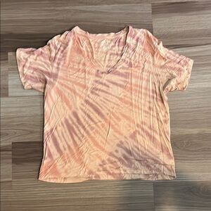 American Age Pink and Orange Short Sleeve Tee SOFT&SEXY Collection